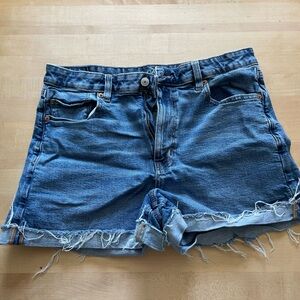 American Eagle Outfitters Blue Jean Mom Shorts